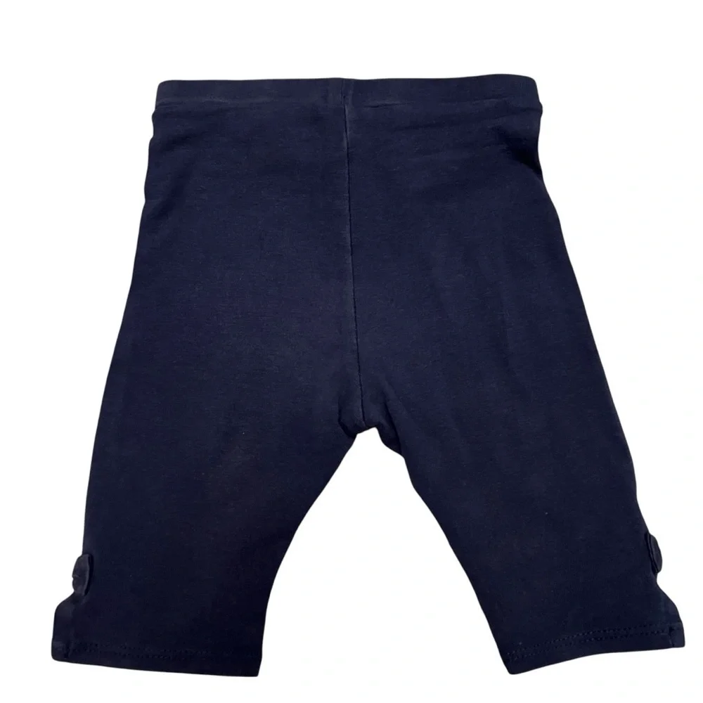 Zara| Kids Blue Elastic Waistband Cropped Leggings - Size 12-18 months